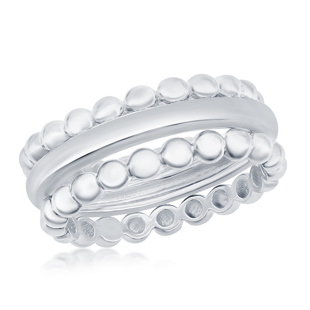 12 Packs: 3 Ct. (36 Total) Silver Ring Blanks by Bead Landing, Women's, Size: 4.25 x 0.5 x 1.75